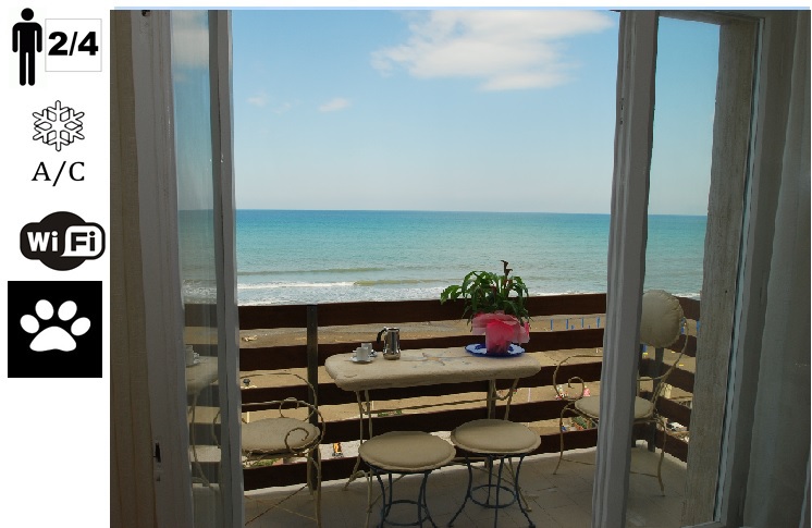 Ferienwohnung direkt am Meer mit wunderschönem Meerblick